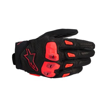 【2025年新款】Alpinestars A星 SP X 7 GLOVES 黑深紅色螢光紅 防摔手套