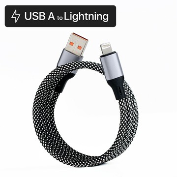 【ZIFRIEND】磁吸收納編織充電線 【USB-A / USB-Type-C / Lightning】