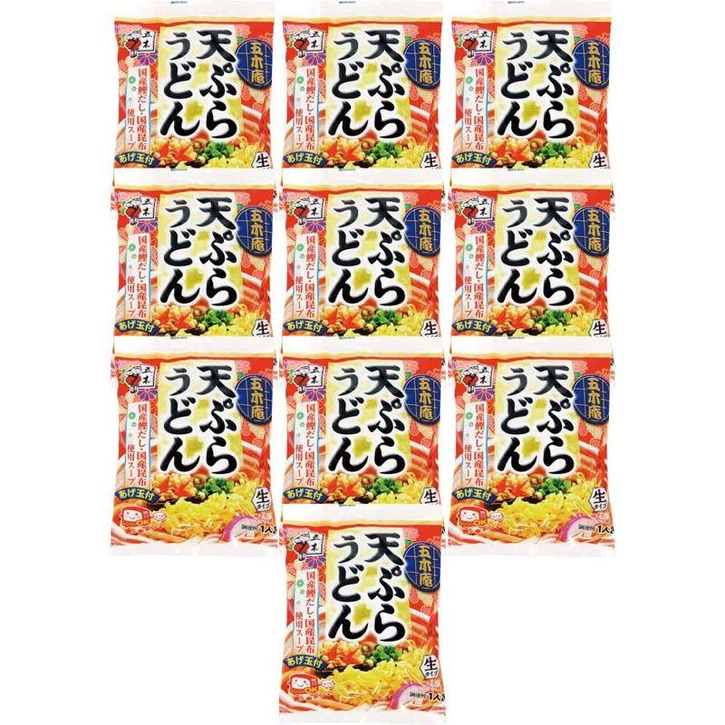 五木食品 五木庵天ぷらうどん 214g×10個(電子レンジ調理可能)