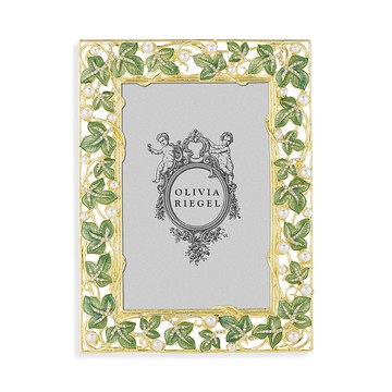 Olivia Riegel Gold Tone Ivy Frame, 4 x 6