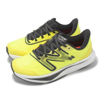 New Balance 慢跑鞋 FuelCell Rebel V3 寬楦 中童 小朋友 黃 黑 運動鞋 PPFCXPB3-W