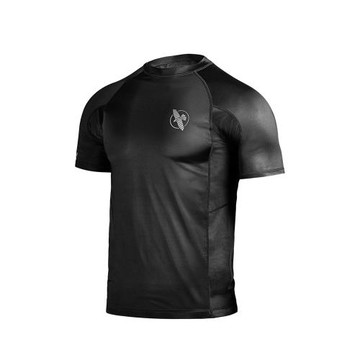 HAYABUSA 隼防磨衣男女巴西柔術道服mma格斗速干短袖健身緊身衣