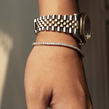 Wbj 2mm網球手鏈 滿鑽手鍊 手環