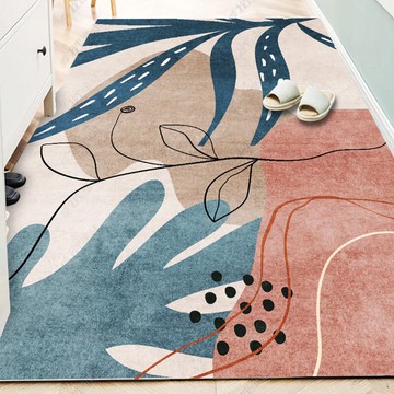 輕奢家用門口玄關入戶門地墊簡約可裁剪腳墊浴室門墊網紅進門地毯