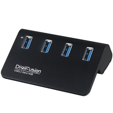 伽利略 USB3.2 Gen2 4埠 Hub (鋁合金)