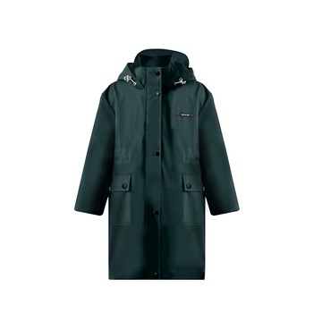 Ohsunny 中性時尚可重複使用防水防風長雨衣戶外雨披斗篷外套