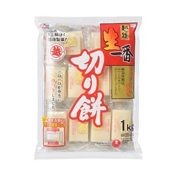 越後製菓 生一番 きりもち 1kg×10袋入｜ 送料無料