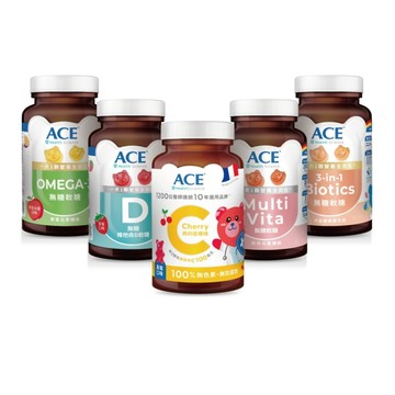 ACE SCIENCE保健機能Ｑ無糖軟糖罐裝(多款可選)全素 機能軟糖 兒童軟糖