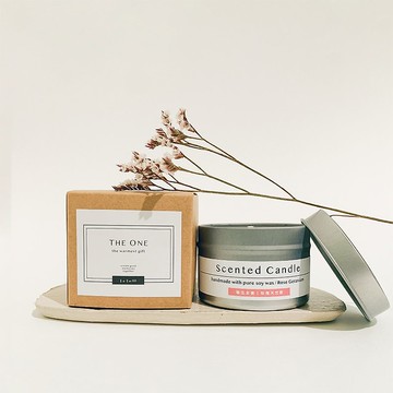 喵汪友善二 | 玫瑰天竺葵 天然精油香氛蠟燭