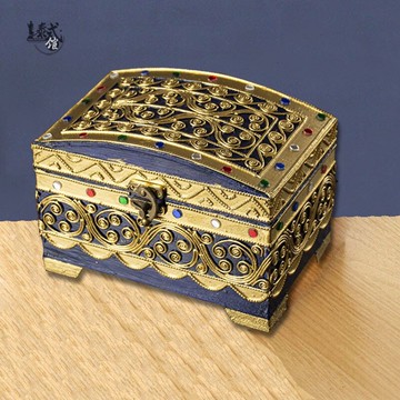 泰國實木首飾盒口紅收納盒臥室公主飾品盒木質長方形整理收納盒子