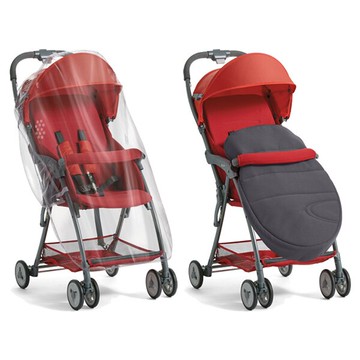 【出清特價】Graco 超輕量型單向嬰幼兒手推車 羽量級 FEATHERWEIGHT-專用雨罩&防風腳套(不含推車)【悅兒園婦幼生活館】