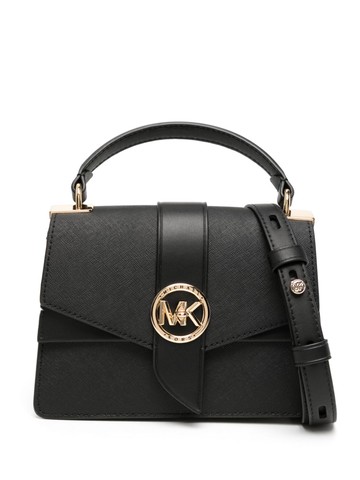 Michael Kors - mini Greenwich leather crossbody bag - women - Leather - One Size - Black