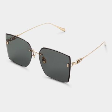 【BOLON 暴龍】楊紫同款方形無框太陽眼鏡(☆BL7201-A60)