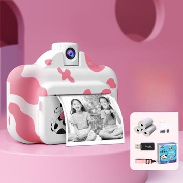 諾巴曼拍立得兒童相機可打印高清數碼照相機男孩兒童玩具女孩禮物