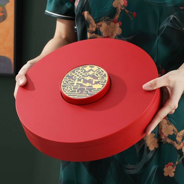 喜慶新年糖果盤家用客廳大容量分格零食糖果盒年貨堅果瓜子乾果盤 雙11全館免運