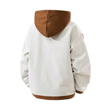 【HOT 本舖】男装夾克男2025秋季新款連帽百搭休閒寬鬆潮流上衣外套