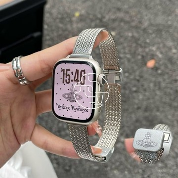 西太后磁吸腕帶 磁吸錶帶 金屬錶帶 適用 Apple Watch 11 10 SE 蘋果錶帶 46mm 42mm 錶帶