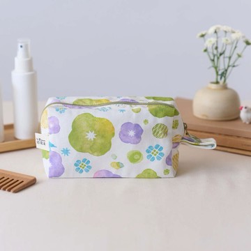 【印花樂】拉鏈長方收納包/玻璃海棠17號/丁香紫/經典新色IV