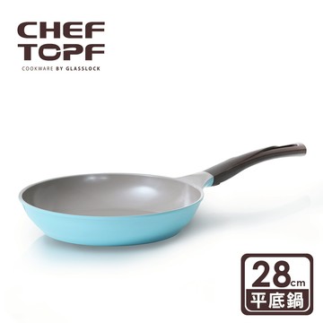 (年後到貨)韓國 Chef Topf La Rose薔薇玫瑰系列不沾平底鍋28公分【限宅配出貨】(陶瓷塗層/環保塗層)