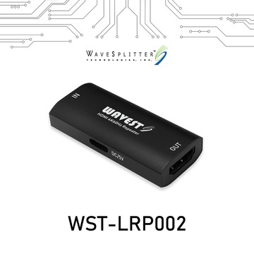 HDMI母 - HDMI母 WAVESPLITTER 威世波 HDMI 4K@60Hz 影像訊號放大器 (WST-LRP002)