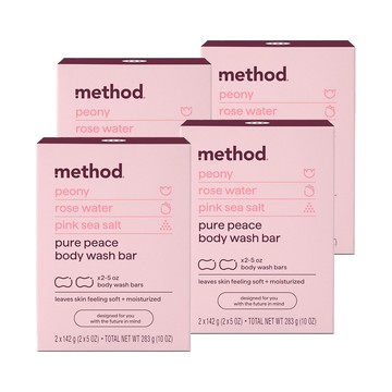 Method美則 感官沐浴皂 純粹寧靜 4盒(142g x8)