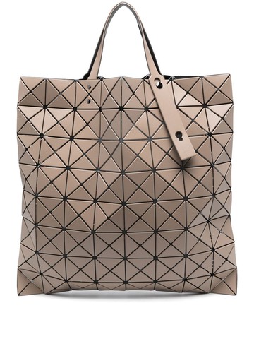 Bao Bao Issey Miyake - Lucent matte geometric tote bag - unisex - Polyester/PVC/Nylon - One Size - Brown
