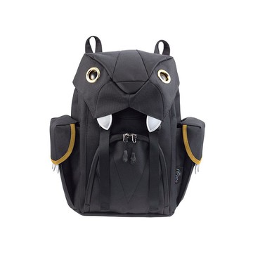 Morn Creations 正版可愛老虎後背包-黑色(M) (BC-202-BK)