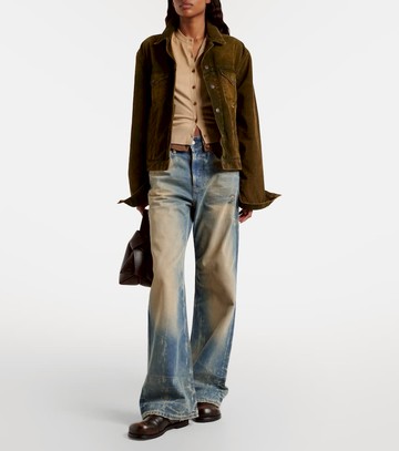 Acne Studios 2021 high-rise wide-leg jeans