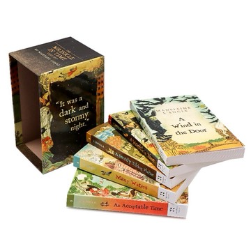 【查德書境】A Wrinkle in Time 時間的皺摺 時間的褶皺 時間的皺紋 梅格時空大冒險 五冊 正版盒裝