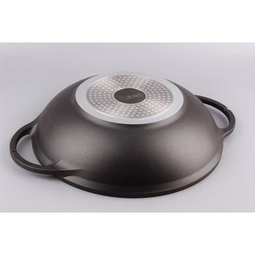 火鍋炒鍋鑄鋁干鍋平底鍋雙耳韓式三汁燜鍋湯鍋鋁鍋不粘雙用