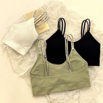 少女背心內衣女夏季薄款無鋼圈舒適透氣吊帶初中生發育期文胸