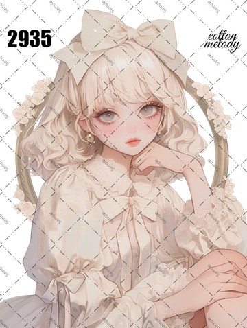 原廠貼紙 no.2935 人物貼紙 原創貼紙 原創人物貼紙 裝飾貼紙 棉旋律