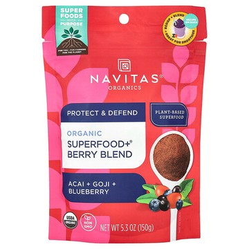 Navitas Organics, 有機 Superfood+® 漿果混合物，5.3 盎司（150 克）