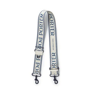 【PORTER INTERNATIONAL】時尚配件系列 品牌背帶 (藍色)