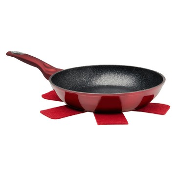 EXCELSA Phoenix 鍋具保護墊 + 石紋不沾平底鍋  1組  20cm