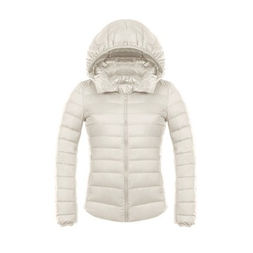 羽絨夾克連帽外套-輕便百搭純色短款女外套12色73wc44【獨家進口】【米蘭精品】