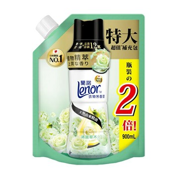 蘭諾Lenor衣物芳香豆清晨草木900mL