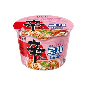 農心 Rose粉紅乾麵（番茄奶油醬風味）碗麵 108g