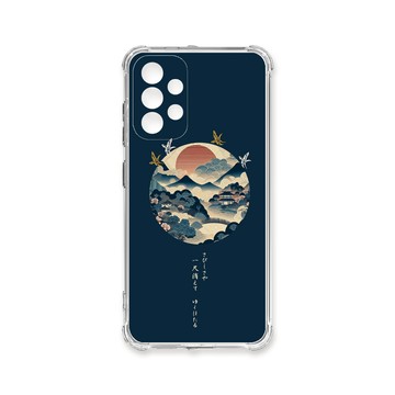 A系列(其他) 殼 TRON 三星 A52/52s 圓形復古山水畫系列 四角防摔殼 手機殼