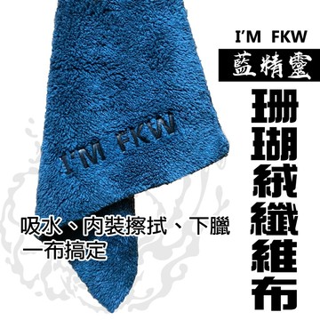 反光屋FKW 珊瑚絨纖維布 內裝擦拭 下蠟布 布 30公分 吸水布 擦車布 洗車 JETSL 曼巴 RTS DRG 通用