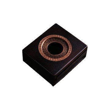 CITY STAR 竹製胡桃色溫茶暖茶器-1入