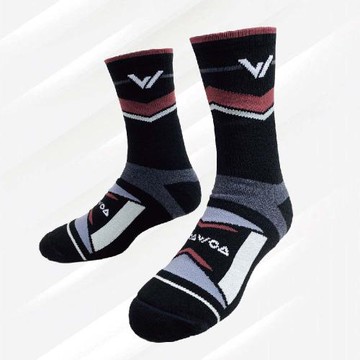 【WOAWOA】【W字母設計款】極致速乾運動羊毛登山襪-高筒 | M/L/XL (美麗諾羊毛 100%羊毛 登山 除臭襪 羊毛襪)
