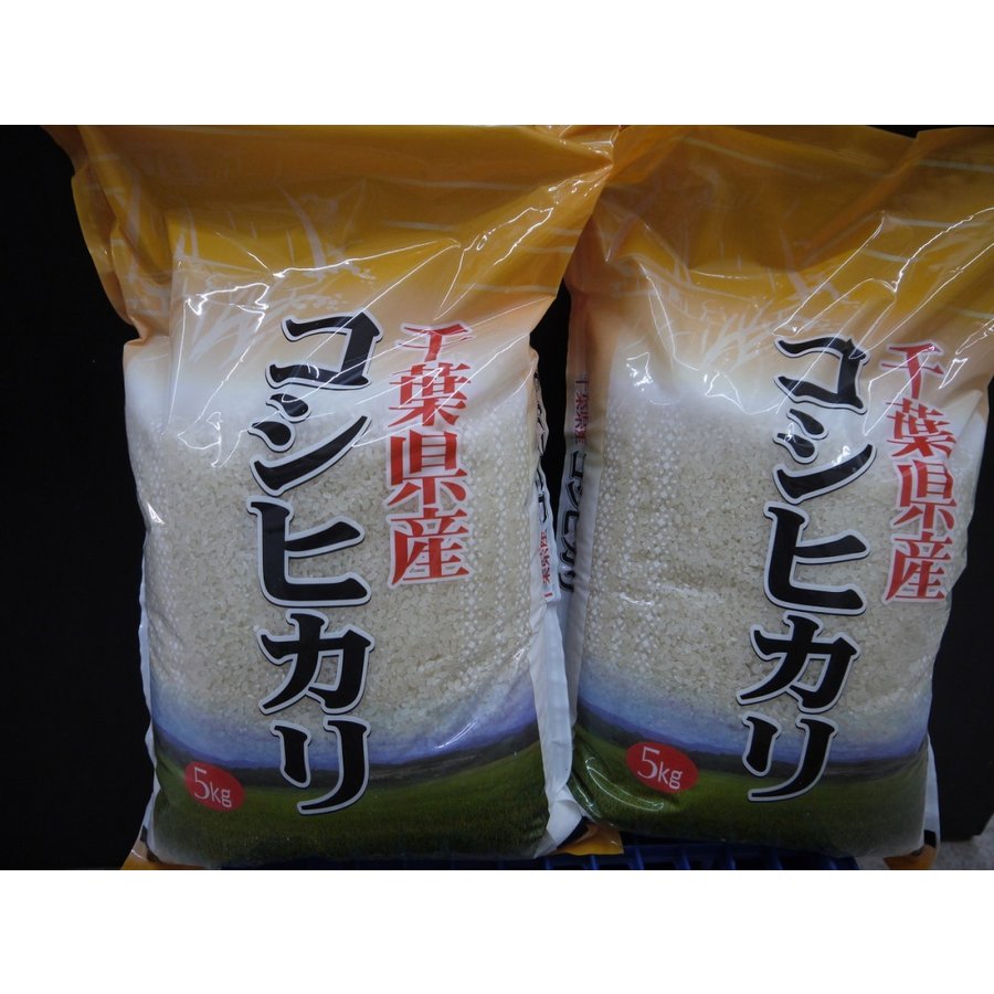 新米　5年産千葉県産コシヒカリ10kg 送料無料 5kgが2袋） 　北海道・九州は800円　北東北・関西は500円　中国・四国は600円　沖縄は1500円の割増