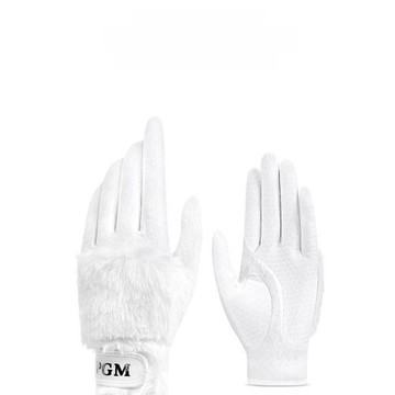 PGM高爾夫手套女士冬季加絨加厚運動網球防滑護掌騎行手套防起繭