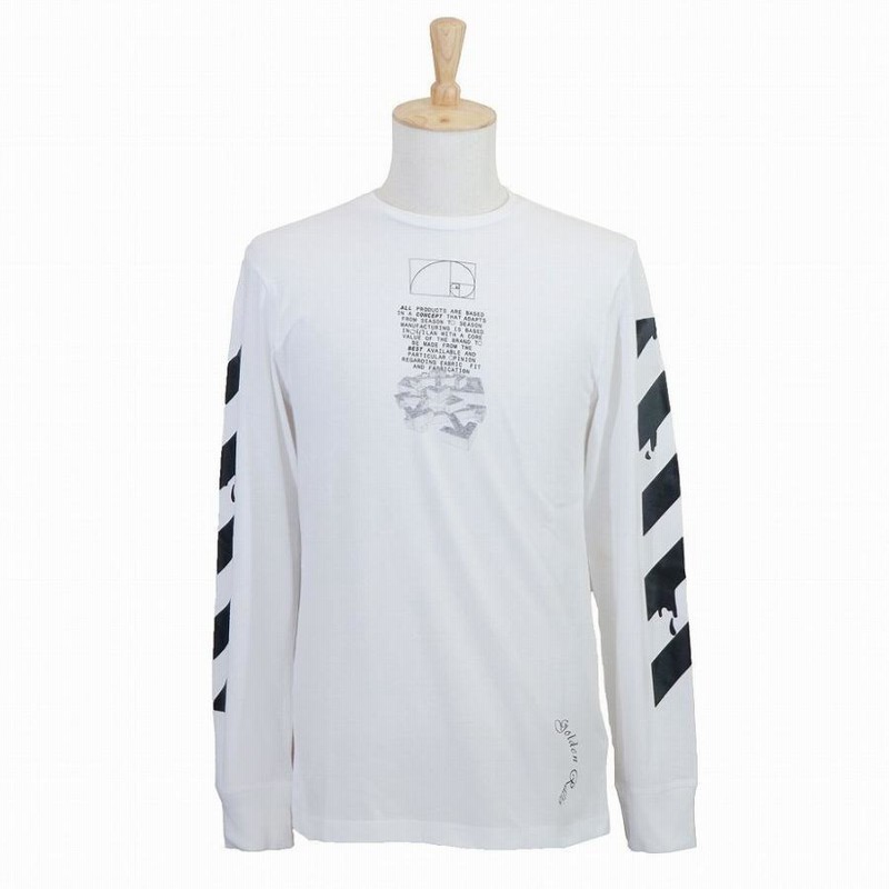 オフホワイト ロンT DRIPPING ARROWS LONG SLEEVES TEE