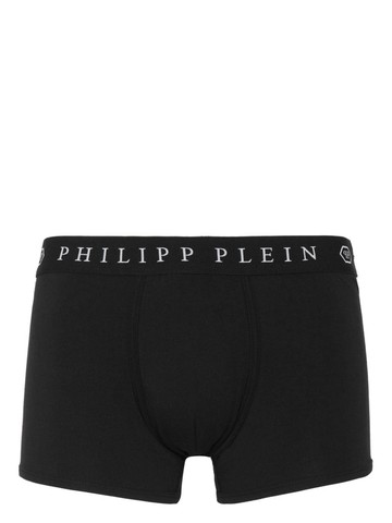 Philipp Plein - Gothic Plein boxer briefs - men - Cotton/Modal/Elastane - L - "02 black"