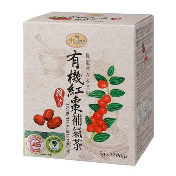 曼寧   有機紅棗補氣茶5公克x12入/盒