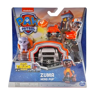 SPIN MASTER 汪汪隊立大功 狗狗大卡車隊系列 動物玩偶組 - 路馬+小貓玩偶  1組