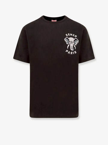 Cotton t-shirt with iconic frontal embroidery - KENZO PARIS - gender_Man