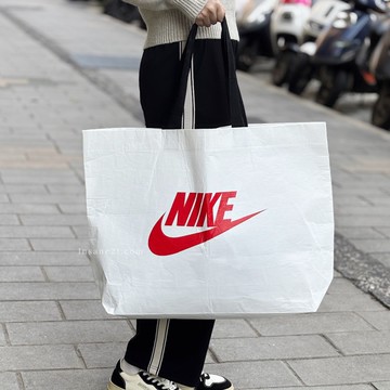 NIKE 環保 購物袋 紅標 LOGO 手提袋
